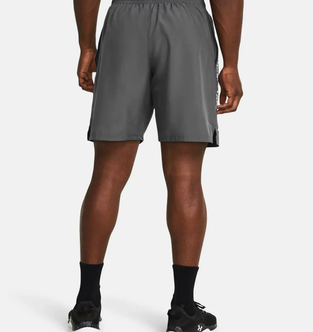 Under Armour Men's UA Tech Woven Wordmark Shorts Castlerock Castlerock/White Online
