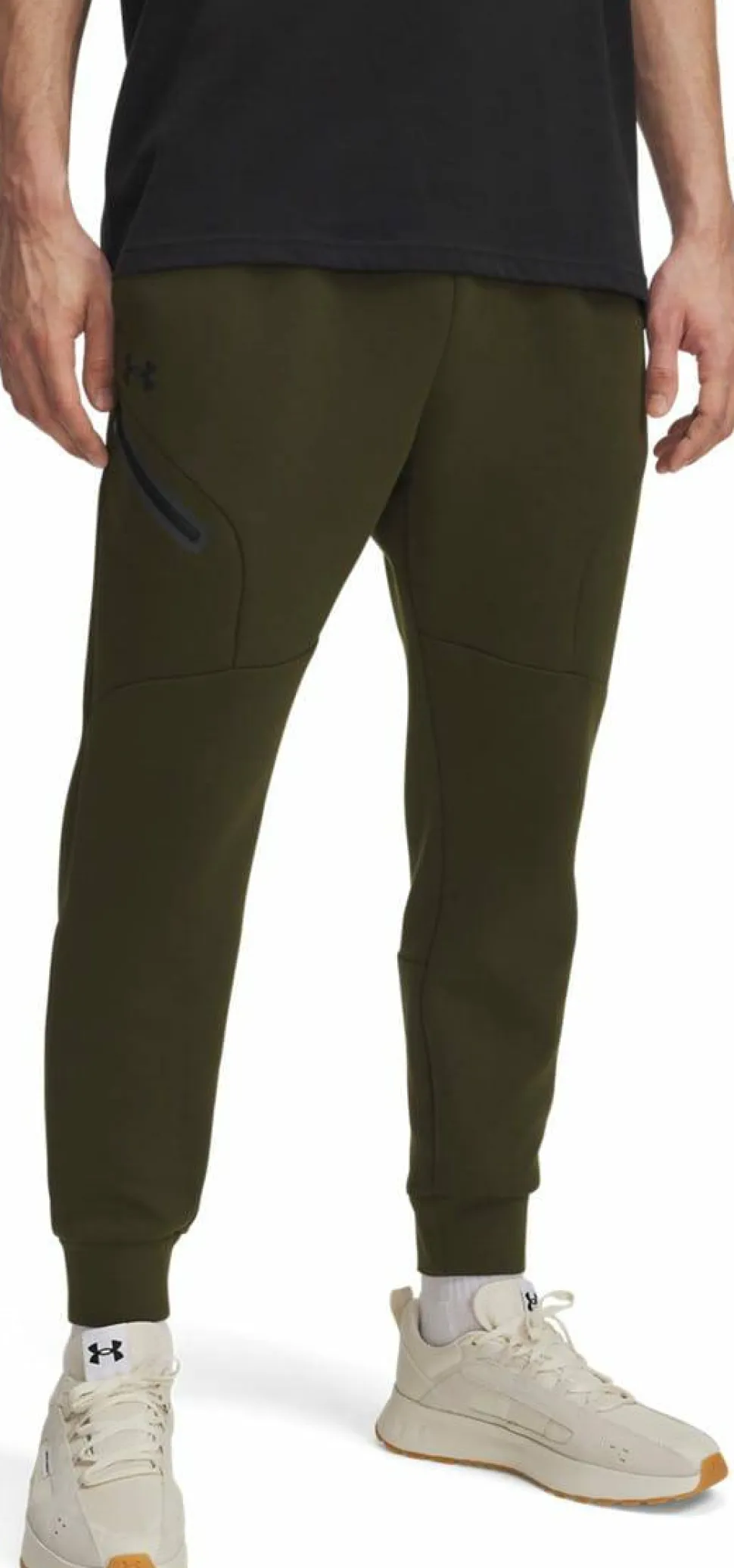 Under Armour Men's Ua Unstoppable Flc Jgr Eu Expedition Green