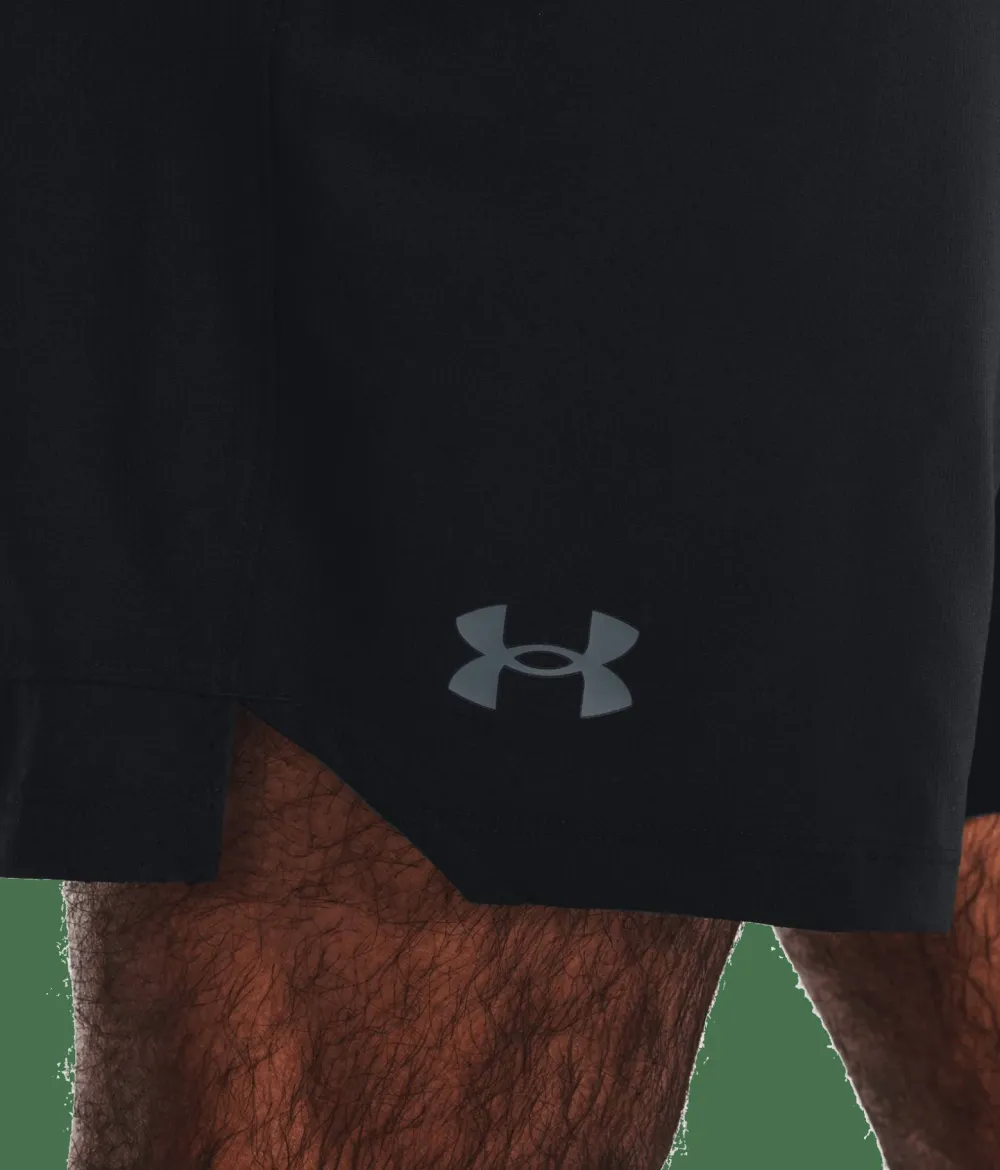 Under Armour Men's UA Vanish Woven 6in Shorts Black Black/Pitch Grey Online