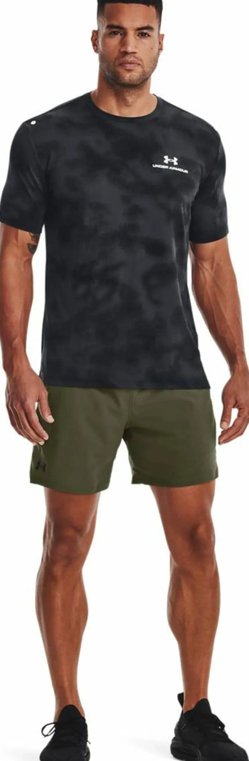 Under Armour Men's UA Vanish Woven 6in Shorts Mariane Od Green 3