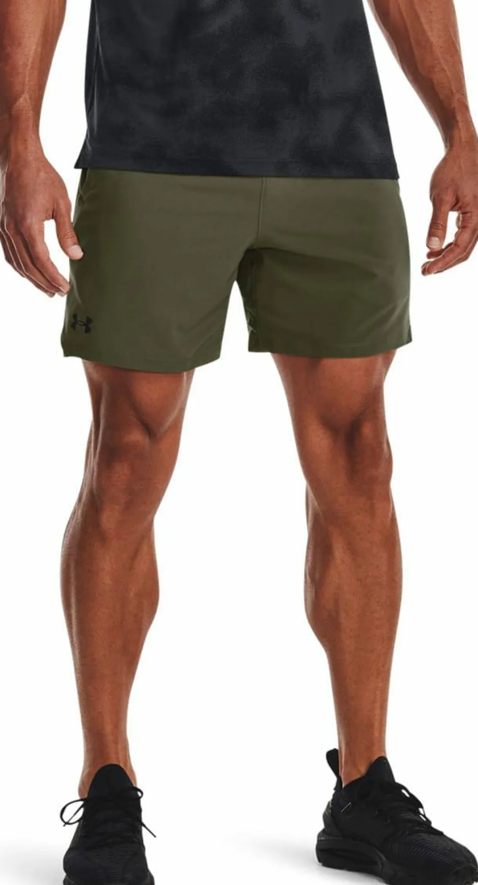 Under Armour Men's UA Vanish Woven 6in Shorts Mariane Od Green 3