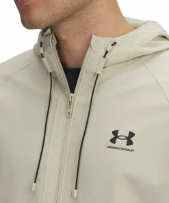 Under Armour Men's Ua Vibe Woven Jacket Khaki Base New
