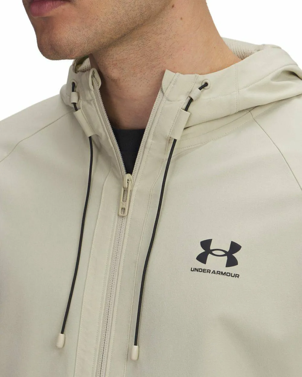 Under Armour Men's Ua Vibe Woven Jacket Khaki Base New