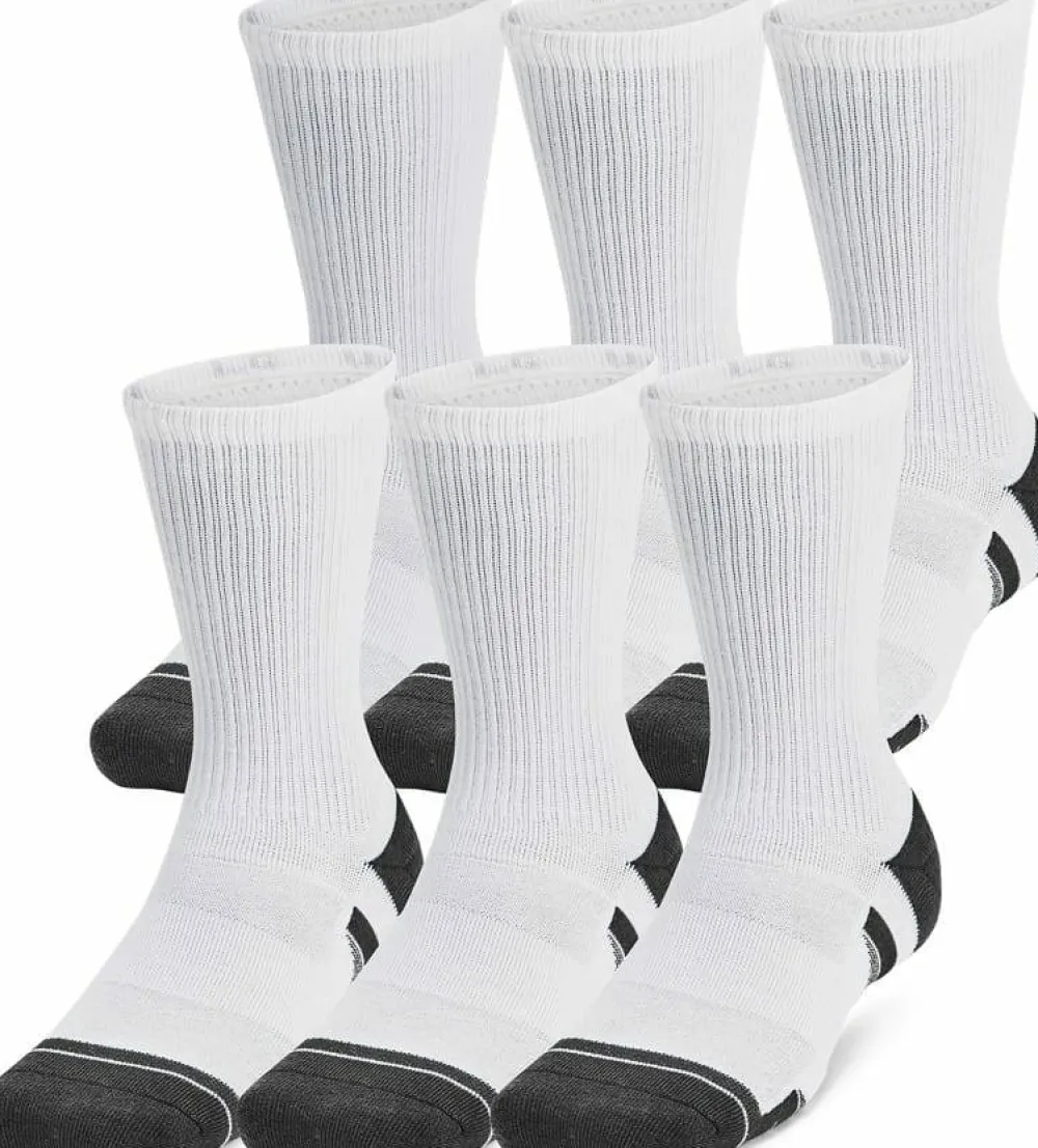 Under Armour Unisex Ua Perf Tech 6pk Crew White Hot