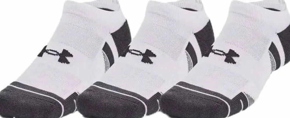 Outlet Unisex UA Performance Tech 3pk No Show Socks Damstrumpor