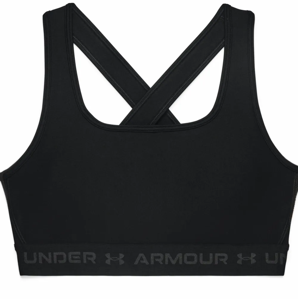 Hot Women's UA Crossback Mid Bra //Jetgray Sport-Bh:Ar