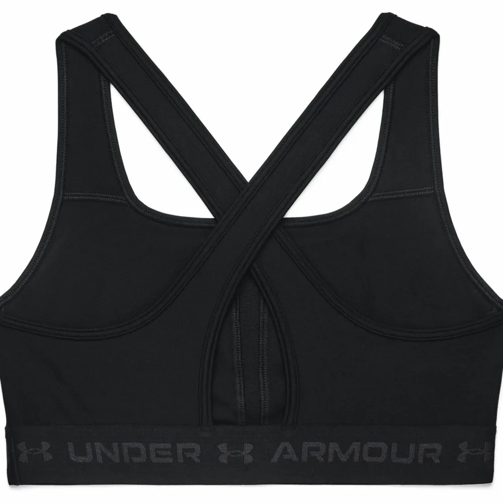 Hot Women's UA Crossback Mid Bra //Jetgray Sport-Bh:Ar