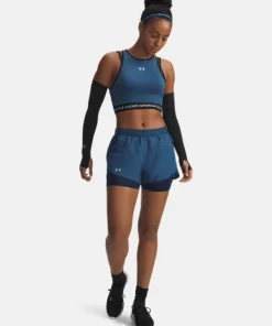 Under Armour Women's Ua Fly By 2in1 Short Wham Blue