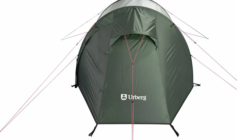 Urberg 3 P Tunnel Tent Kombu Green New