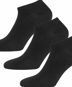 Urberg Bamboo Shaftless Sock 3-Pack Black Beauty