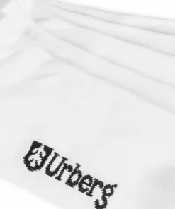 Urberg Bamboo Shaftless Sock 5-Pack Bright White