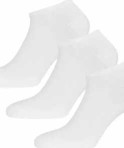 Urberg Bamboo Shaftless Sock 3-Pack Bright White