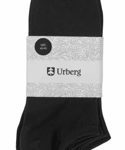 Urberg Bamboo Shaftless Sock 5-Pack Black Beauty Discount