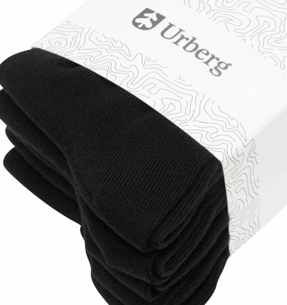 Urberg Bamboo Sock 5-Pack Black Beauty