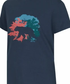 Urberg Juniors' Bamboo Print Tee Midnight Navy Discount