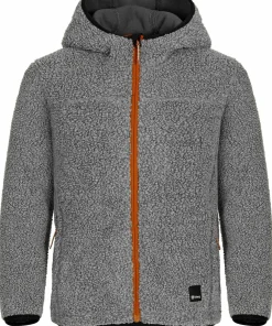 Urberg Juniors' Pile Hoodie Grey Melange Clearance