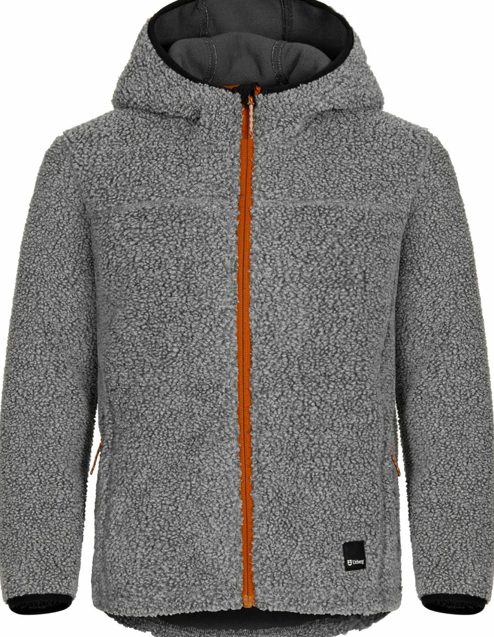 Urberg Juniors' Pile Hoodie Grey Melange Clearance