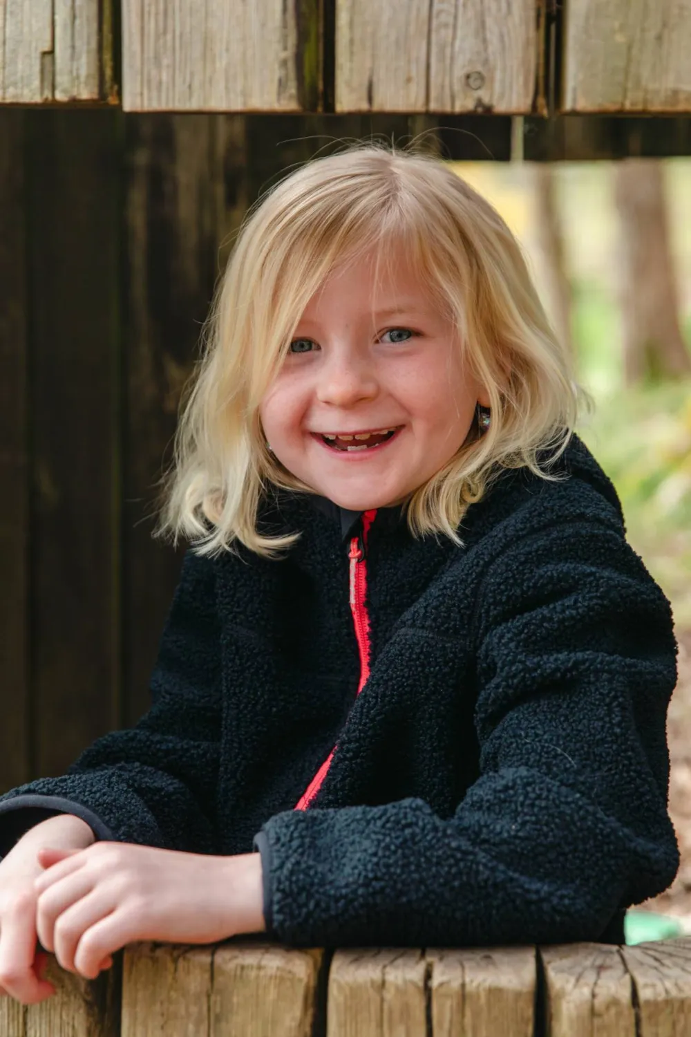 Urberg Juniors' Pile Hoodie Black Beauty