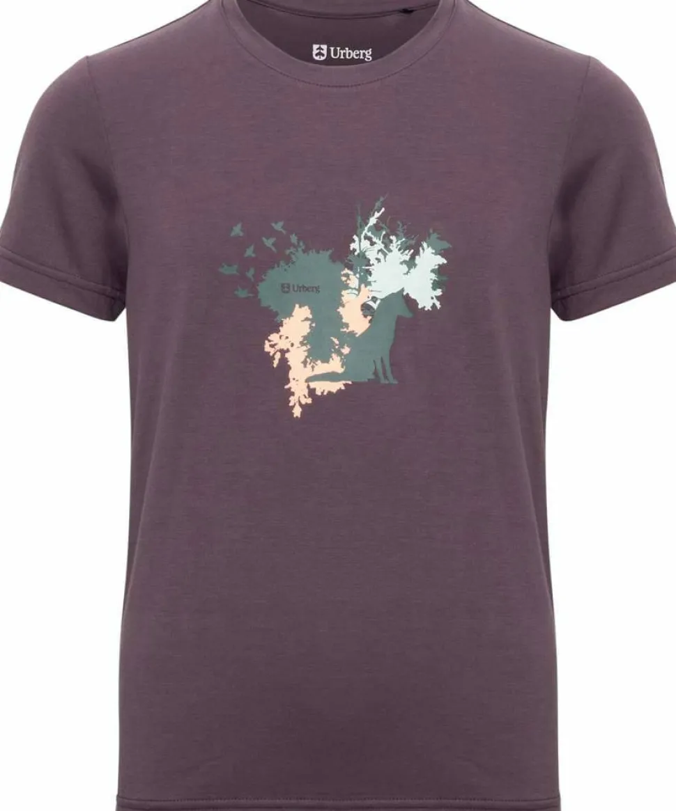 Urberg Juniors' Printed Tree Tee Huckleberry