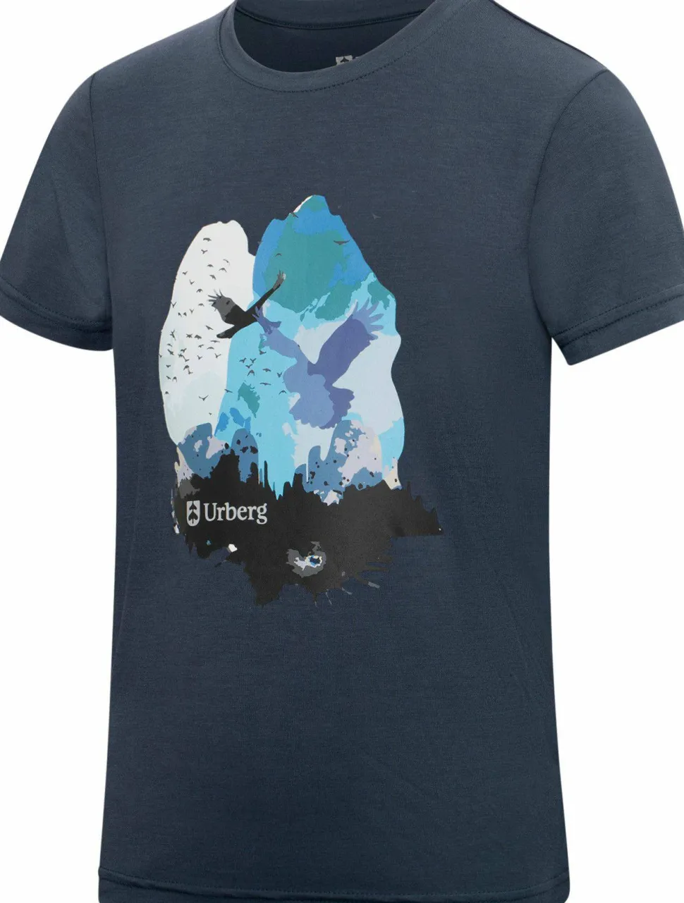 Urberg Juniors' Printed Tree Tee Midnight Navy
