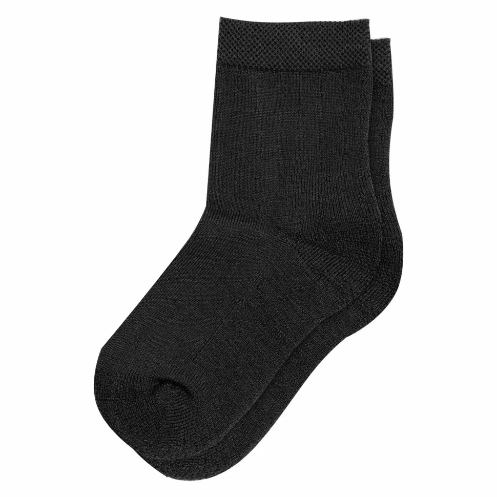 Urberg Juniors' Thicker Every Day Merino Wool Sock 3p Black Beauty