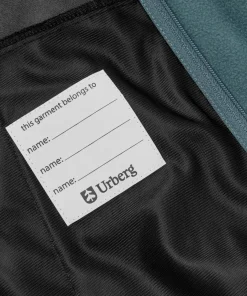 Urberg Juniors' Vindeln Wind Fleece Jacket Silver Pine