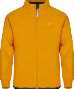 Urberg Juniors' Vindeln Wind Fleece Jacket Sunflower Hot