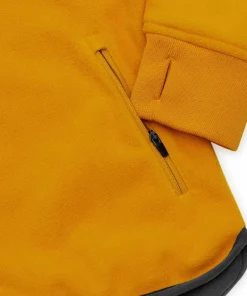 Urberg Juniors' Vindeln Wind Fleece Jacket Sunflower Hot
