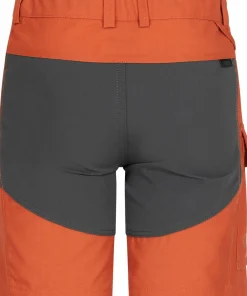 Urberg Kids' Liabygda Hiking Shorts Chili Hot