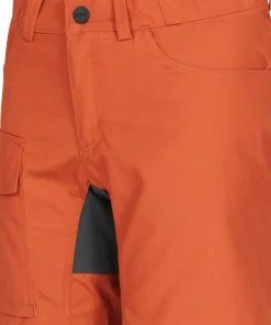 Urberg Kids' Liabygda Hiking Shorts Chili Hot