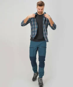 Urberg Men's Hiking Stretch pants Mallard Blue