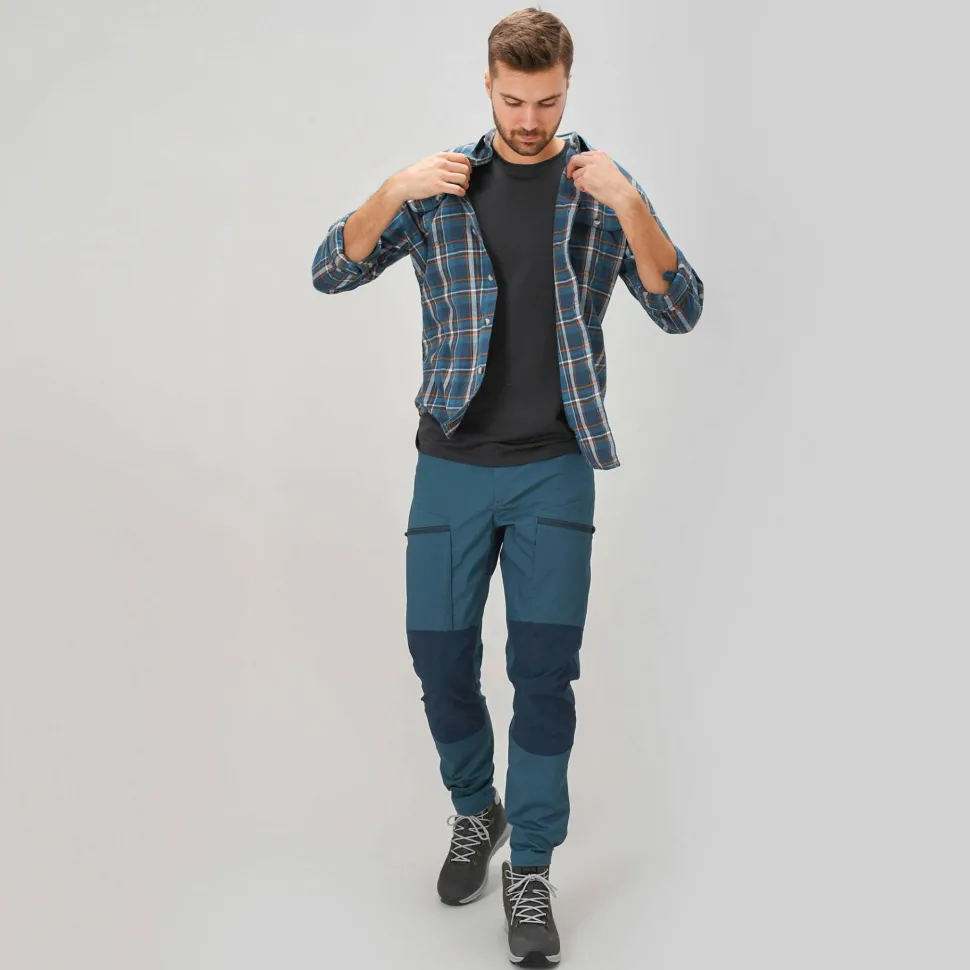 Urberg Men's Hiking Stretch pants Mallard Blue