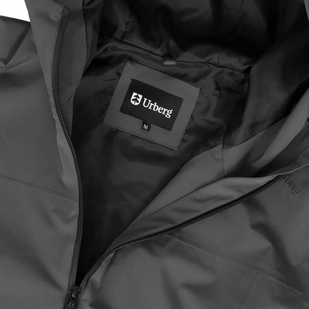 Urberg Men's 2l Everyday Rain Jacket Asphalt Clearance