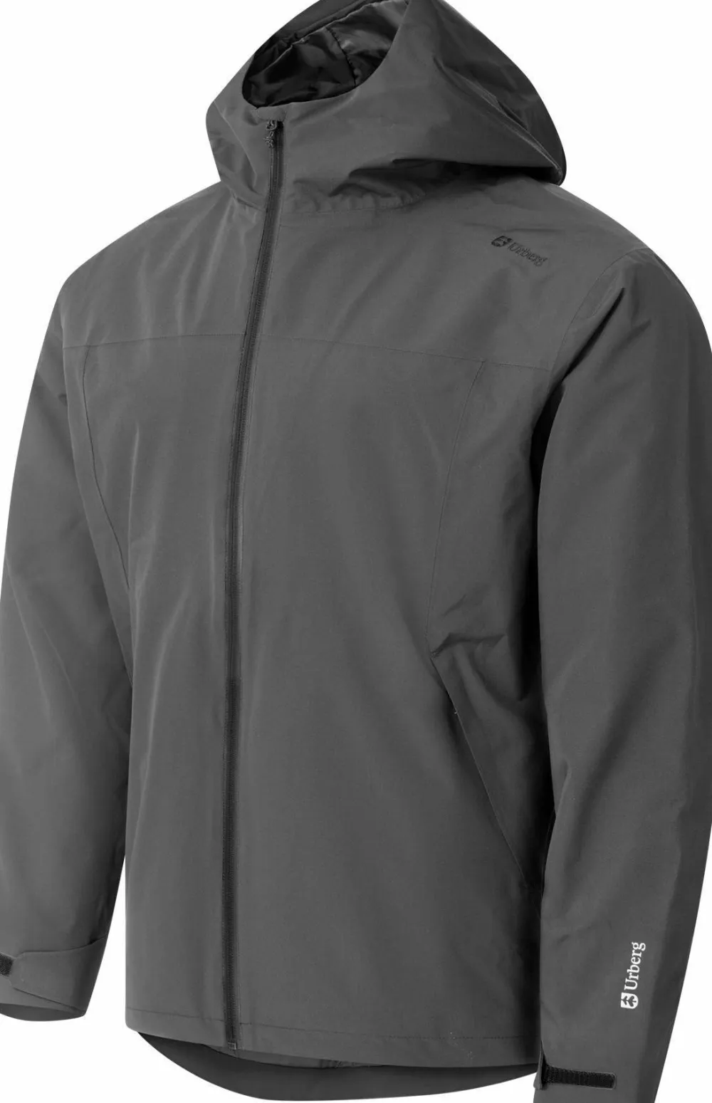 Urberg Men's 2l Everyday Rain Jacket Asphalt Clearance