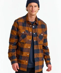 Hot Men's Padded Flannel Shirt Herrtröjor & Skjortor