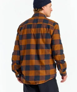 Hot Men's Padded Flannel Shirt Herrtröjor & Skjortor