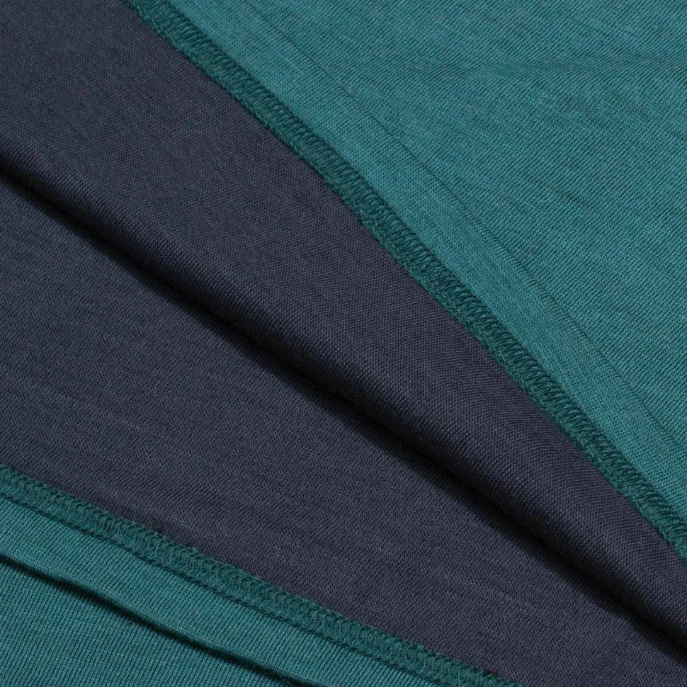 Urberg Men's Selje Merino-Bamboo Top Mediterranea/Blue Nights