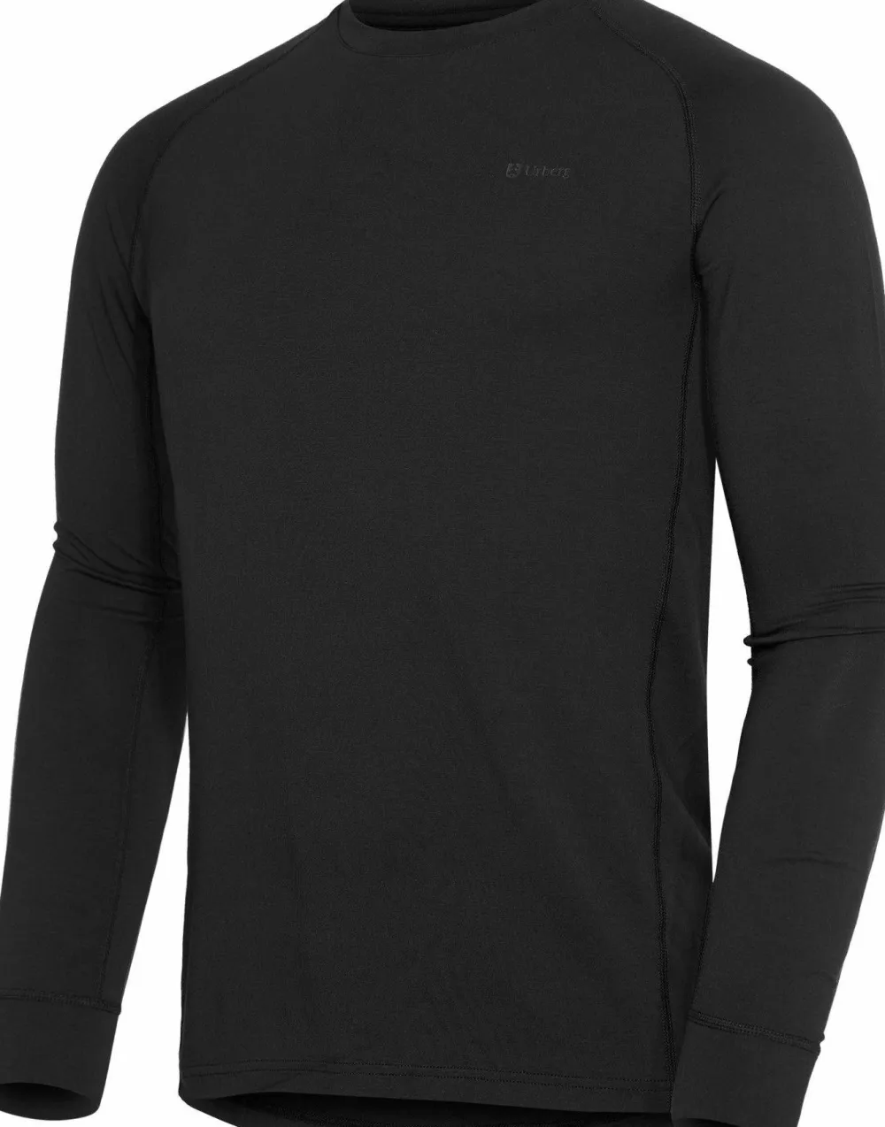 Urberg Men's Solid Tree Base Layer Top Black Beauty Hot