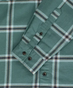 Urberg Men's Two Pocket Flanell Shirt Silver Pine/ Blue Nights