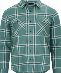 Urberg Men's Two Pocket Flanell Shirt Silver Pine/ Blue Nights