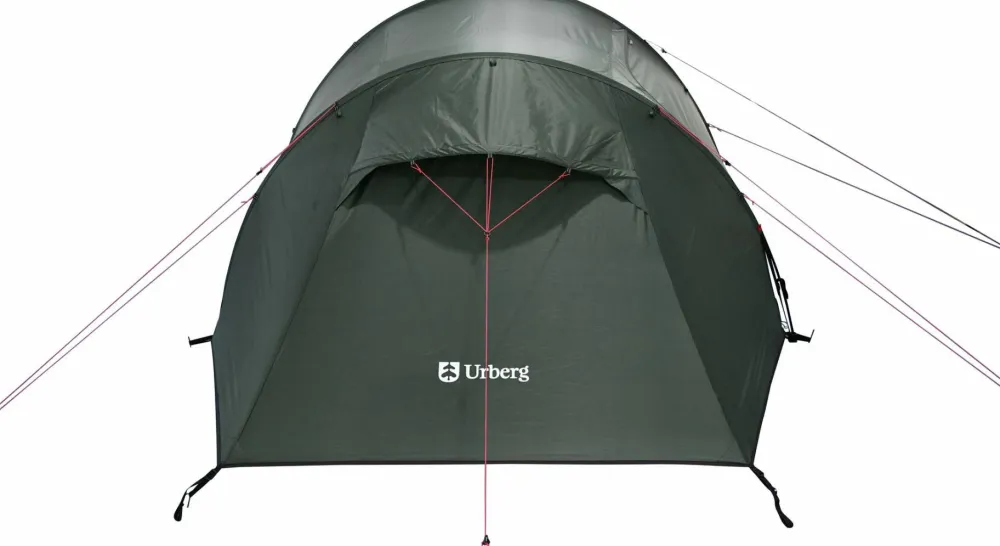 Urberg 3-Person Trekking Tunnel Tent 2,0 Kombu Green Clearance