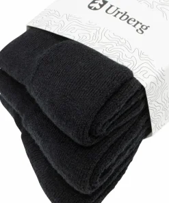 Urberg Thicker Every Day Merino Wool Sock 3p Adult Black Beauty