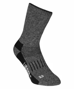 Hot Trekking Merino Wool Dark Grey Melange Damstrumpor