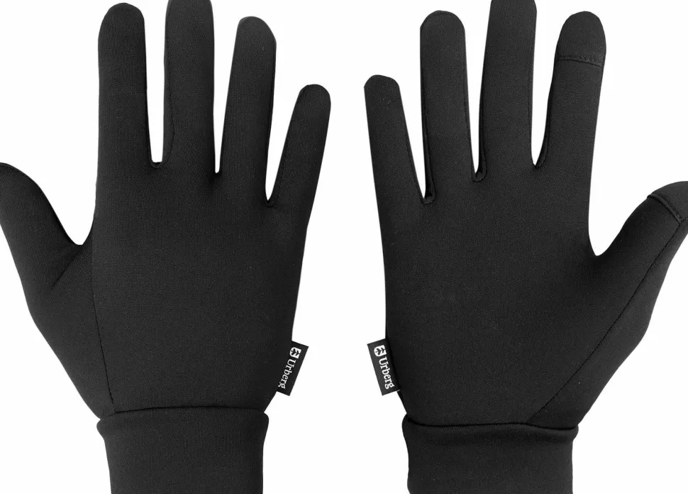 Urberg Unisex Tech Fleece Gloves Black Beauty