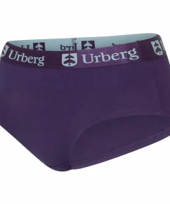 Urberg Women's Bamboo Hipsters 3-Pack Black Beauty+bright White+grape