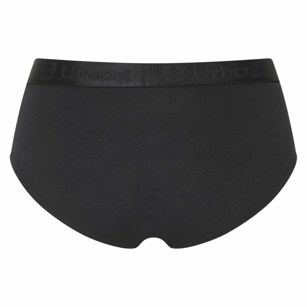 Urberg Women's Bamboo Hipsters 3-Pack Black Beauty Hot