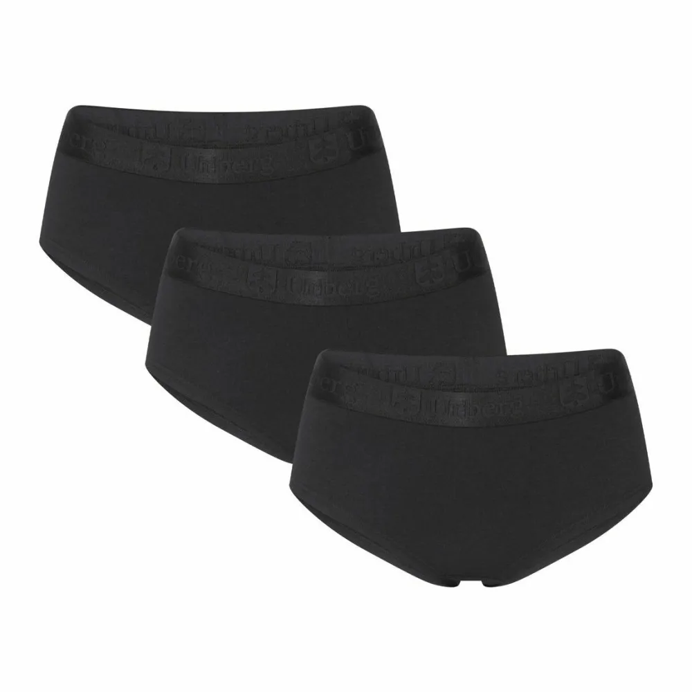 Urberg Women's Bamboo Hipsters 3-Pack Black Beauty Hot