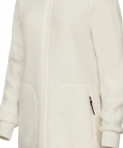 Urberg Women's Bonded Pile Jacket Long Cloud Dancer New
