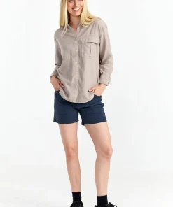 Urberg Women's Hemp LS Shirt Satellite