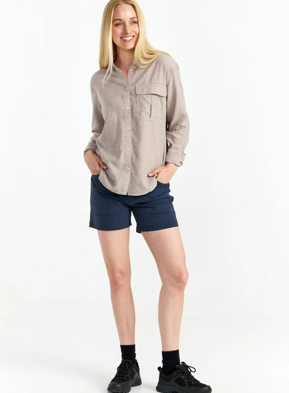 Urberg Women's Hemp LS Shirt Midnight Navy